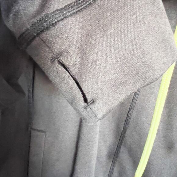 North Face Sweatshirt Womens Medium Grey Pullover Hood Cowl Drawstring Pockets - Picture 5 of 7